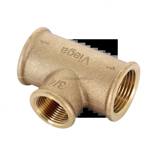 Тройник переходной с внутренней резьбой 1"x3/4"x1" Viega