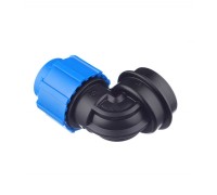 Уголок с внутренней резьбой 25x1" ПНД Политэк