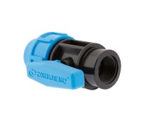 Кран шаровой с внутренней резьбой 25x3/4" ПНД Джилекс