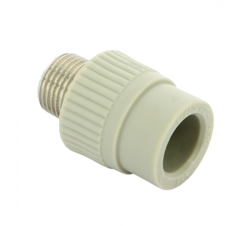 Переходник PPR с наружной резьбой 20x1/2" FV-Plast Переходник PPR с наружной резьбой 20x1/2" FV-Plast