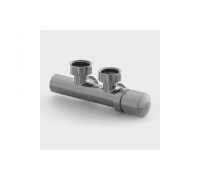 Узел нижнего подключения угловой с термостатическим управлением хром (Рифар)