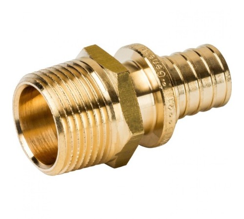 Переходник с наружной резьбой 20xR 3/4" для труб из сшитого полиэтилена Stout