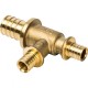 Тройник переходной 25x16x16 для труб из сшитого полиэтилена Stout