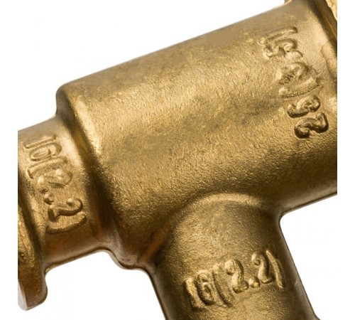 Тройник переходной 25x16x16 для труб из сшитого полиэтилена Stout