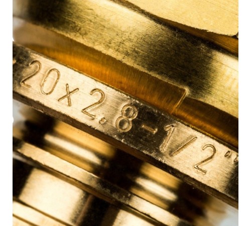 Переходник с накидной гайкой 20xG 1/2" для труб из сшитого полиэтилена Stout