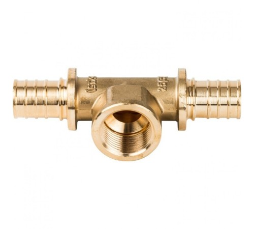 Тройник-переходник с внутренней резьбой 25xR 3/4" для труб из сшитого полиэтилена Stout