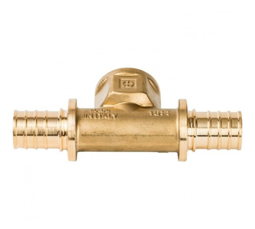 Тройник-переходник с внутренней резьбой 25xR 3/4" для труб из сшитого полиэтилена Stout