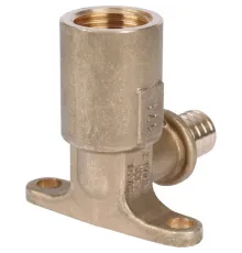 Угольник настенный с длинным нарезным патрубком 16-Rp 1/2" Stout