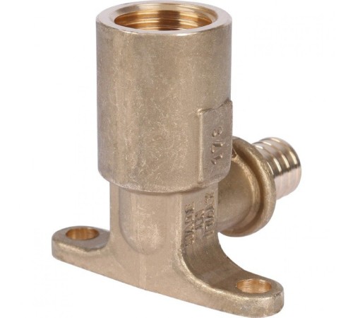 Угольник настенный с длинным нарезным патрубком 16-Rp 1/2" Stout