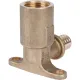 Угольник настенный с длинным нарезным патрубком 16-Rp 1/2" Stout