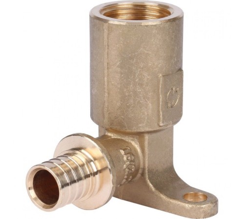 Угольник настенный с длинным нарезным патрубком 16-Rp 1/2" Stout