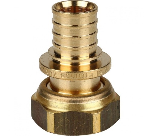 Переходник с накидной гайкой (евроконус) 20xG 3/4" для труб из сшитого полиэтилена Stout