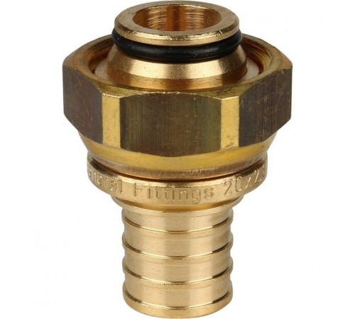 Переходник с накидной гайкой (евроконус) 20xG 3/4" для труб из сшитого полиэтилена Stout