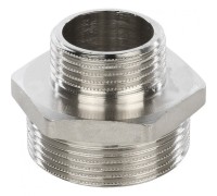 Ниппель НН переxодной 1 1/2"x1" никелированный Stout