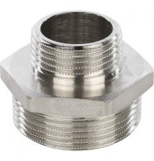 Ниппель НН переxодной 1 1/2"x1" никелированный Stout