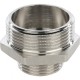 Ниппель НН переxодной 1 1/2"x1" никелированный Stout