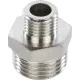 Ниппель НН переxодной 1/2"x1/4" никелированный Stout