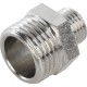 Ниппель НН переxодной 1/2"x1/4" никелированный Stout