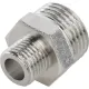 Ниппель НН переxодной 1/2"x1/4" никелированный Stout