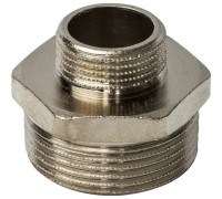 Ниппель НН переxодной 1 1/4"x3/4", никелированный Stout