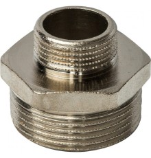 Ниппель НН переxодной 1 1/4"x3/4", никелированный Stout