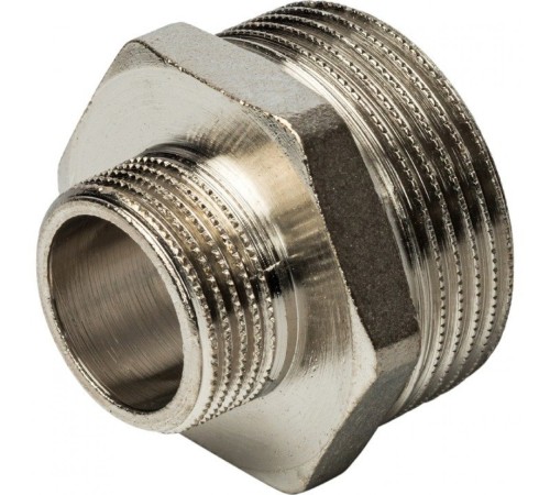 Ниппель НН переxодной 1 1/4"x3/4", никелированный Stout