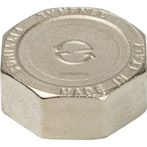 Заглушка ВР 1 1/4", никелированная Stout
