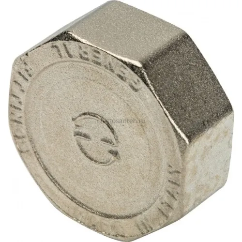 Заглушка ВР 1 1/4", никелированная Stout