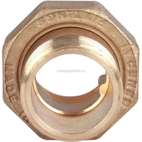 Разъемное соединение "американка" ВН 1", уплотнение под гайкой o-ring кольцо Stout