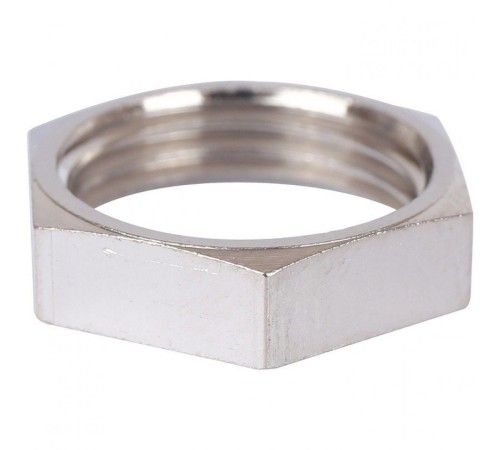 Контргайка 1/4", никелированная Stout Контргайка 1/4", никелированная Stout