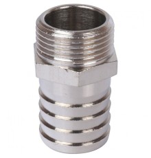 Штуцер НР 3/4"x25, никелированный Stout