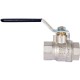 Кран шаровой стандартнопроходной ВР/ВР 1/2", ручка рычаг Stout
