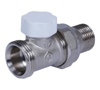 Клапан запорно-балансировочный 1/2"х3/4"ЕК, прямой Stout