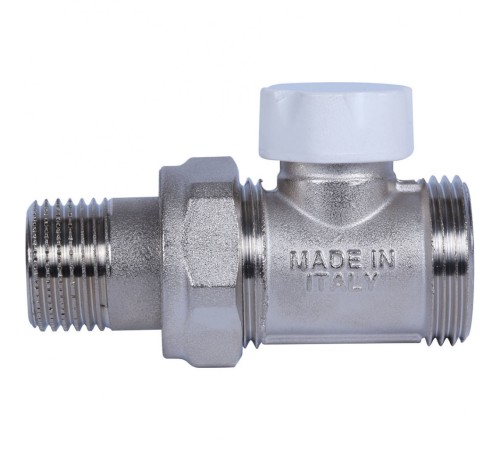 Клапан запорно-балансировочный 1/2"х3/4"ЕК, прямой Stout