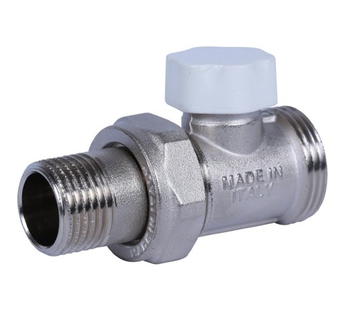 Клапан запорно-балансировочный 1/2"х3/4"ЕК, прямой Stout