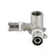 Водорозетка пресс проходная 20х1/2" ВР Valtec