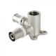 Водорозетка пресс проходная 20х1/2" ВР Valtec