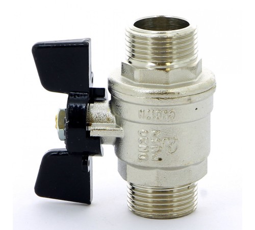 Кран шаровый НН бабочка 3/4" Bugatti Кран шаровый НН бабочка 3/4" Bugatti