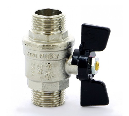 Кран шаровый НН бабочка 3/4" Bugatti Кран шаровый НН бабочка 3/4" Bugatti