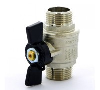 Кран шаровый НН бабочка 1" Bugatti