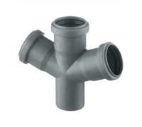 Крестовина канализационная HTDA 50х50х50 67° одноплоскостная Ostendorf