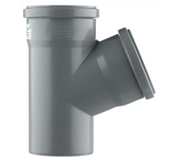 Тройник канализационный HTEA 110х110/67° Ostendorf