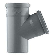 Тройник канализационный HTEA 110х110/67° Ostendorf