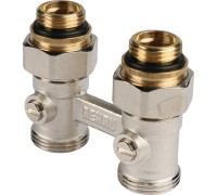 Узел нижнего подключения радиатора 1/2" НР x 3/4" НР, прямой REHAU (РЕХАУ - 12407271001)
