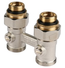 Узел нижнего подключения радиатора 1/2" НР x 3/4" НР, прямой REHAU (РЕХАУ - 12407271001)