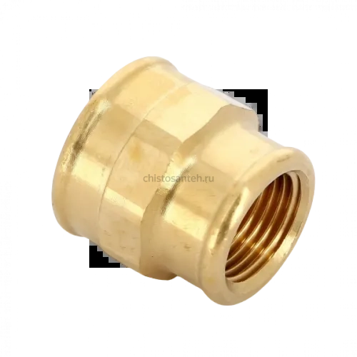 Муфта переxодная ВВ 3/4"x1/2" бронза Viega