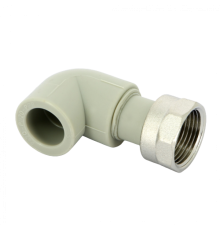 Угольник PPR с накидной гайкой 20х3/4" FV-Plast