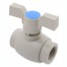 Кран шаровой бабочка PPR 20 FV-Plast