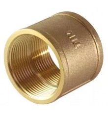 Муфта 1 1/2" х 1 1/2" ВВ (латунная) TIM (ТИМ)