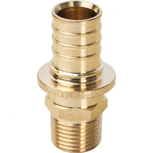 Переходник с наружной резьбой 25xR 1/2" для труб из сшитого полиэтилена Stout